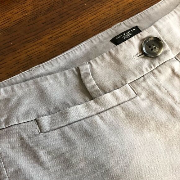Ann Taylor Light Gray Chinos - Picture 4 of 11